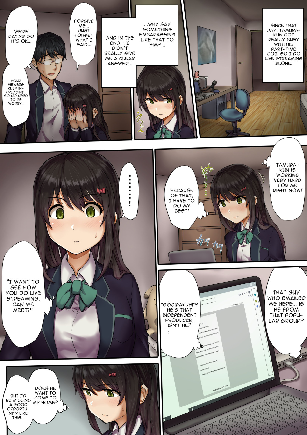 Hentai Manga Comic-NTR During Live Streaming-Read-5